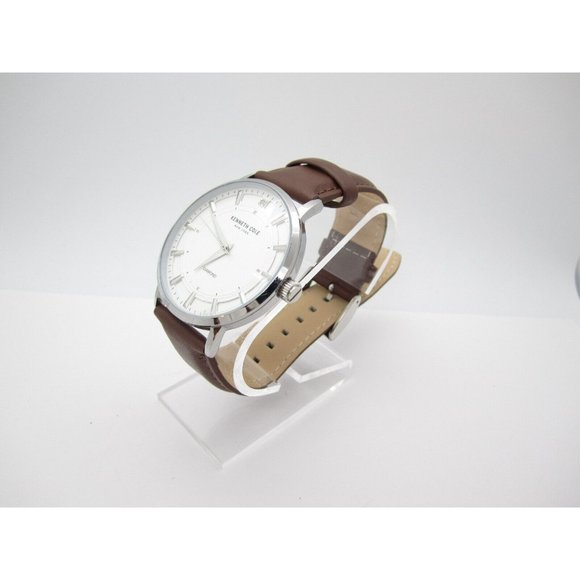 Men Kenneth Cole New York Diamond Quartz WR Analog 45mm Dial Round Watch (F246) - Picture 6 of 12